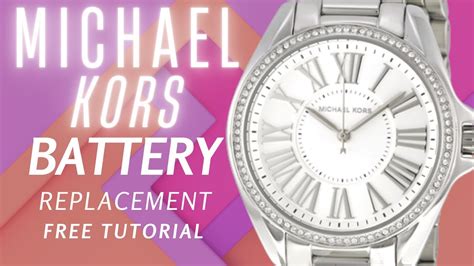 michael kors watch battery macy'|michael kors battery replacement tool.